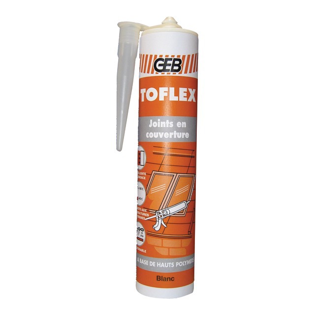 Mastic Caoutchouc pour Joint de Couverture Toflex Translucide Cartouche 300ML référence fournisseur 33084183
